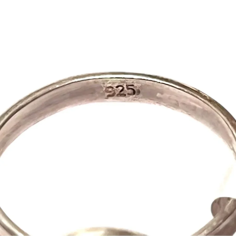 Artisan Sterling Silver Ruby Solitaire Ring Size 8